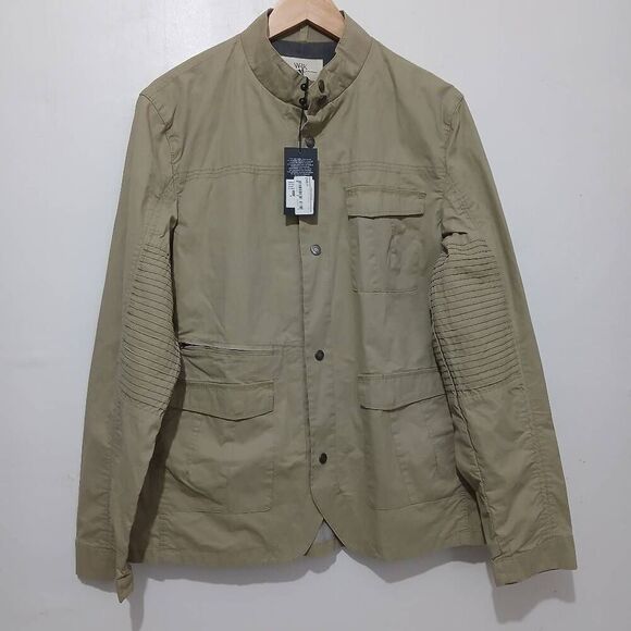 Work rest karma Matteo gottardi mens large lightweight tan jacket summer spring - Picture 2 of 7